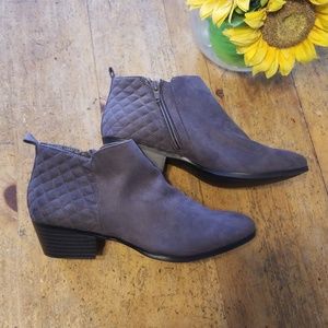 Style & Co Grey Ankle Boots